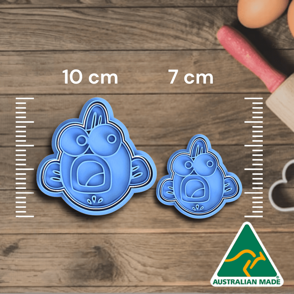 Fishy Cookie Cutter and Embosser Stamp