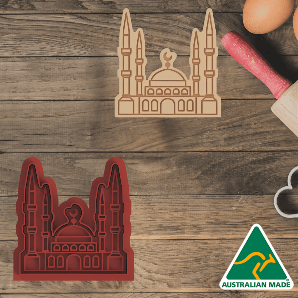 Mosque Cookie Cutter and Embosser Stamp