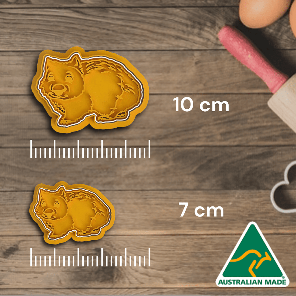 Wombat Cookie Cutter And Embosser Stamp