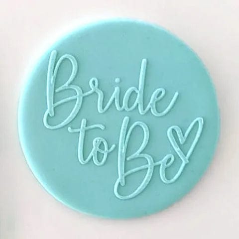 Australian Cookie Cutters Debosser Bride To Be Debosser