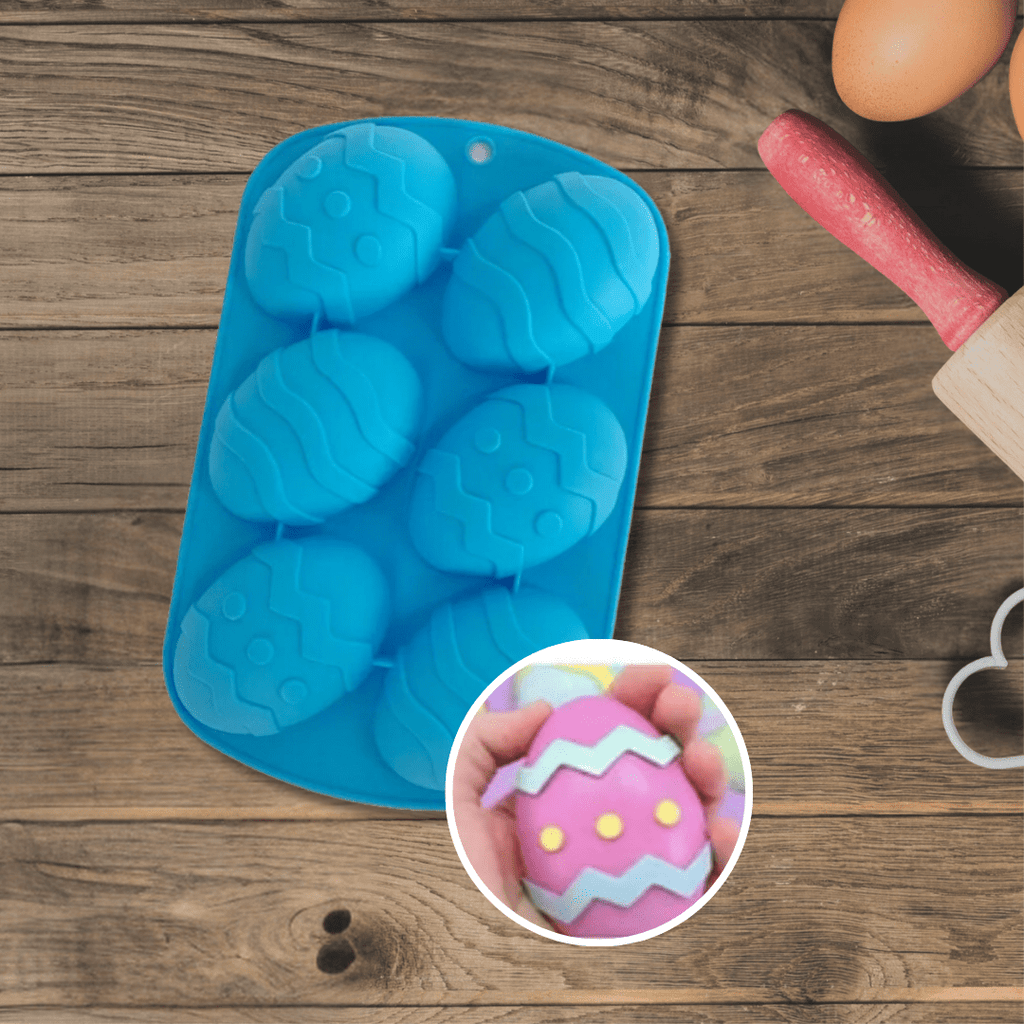 6 Easter Egg Silicone Mould