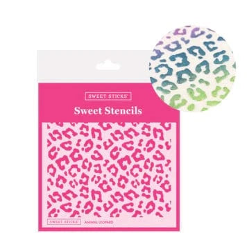 Sweet Sticks Cookie Stencil Sweet Sticks Leopard Stencil
