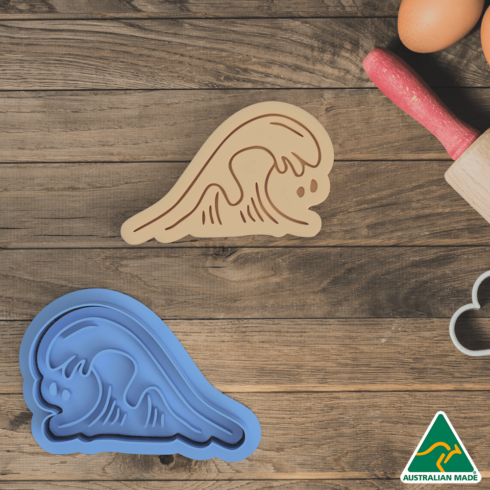 Australia Day- Wave Cookie Cutter And Embosser Stamp