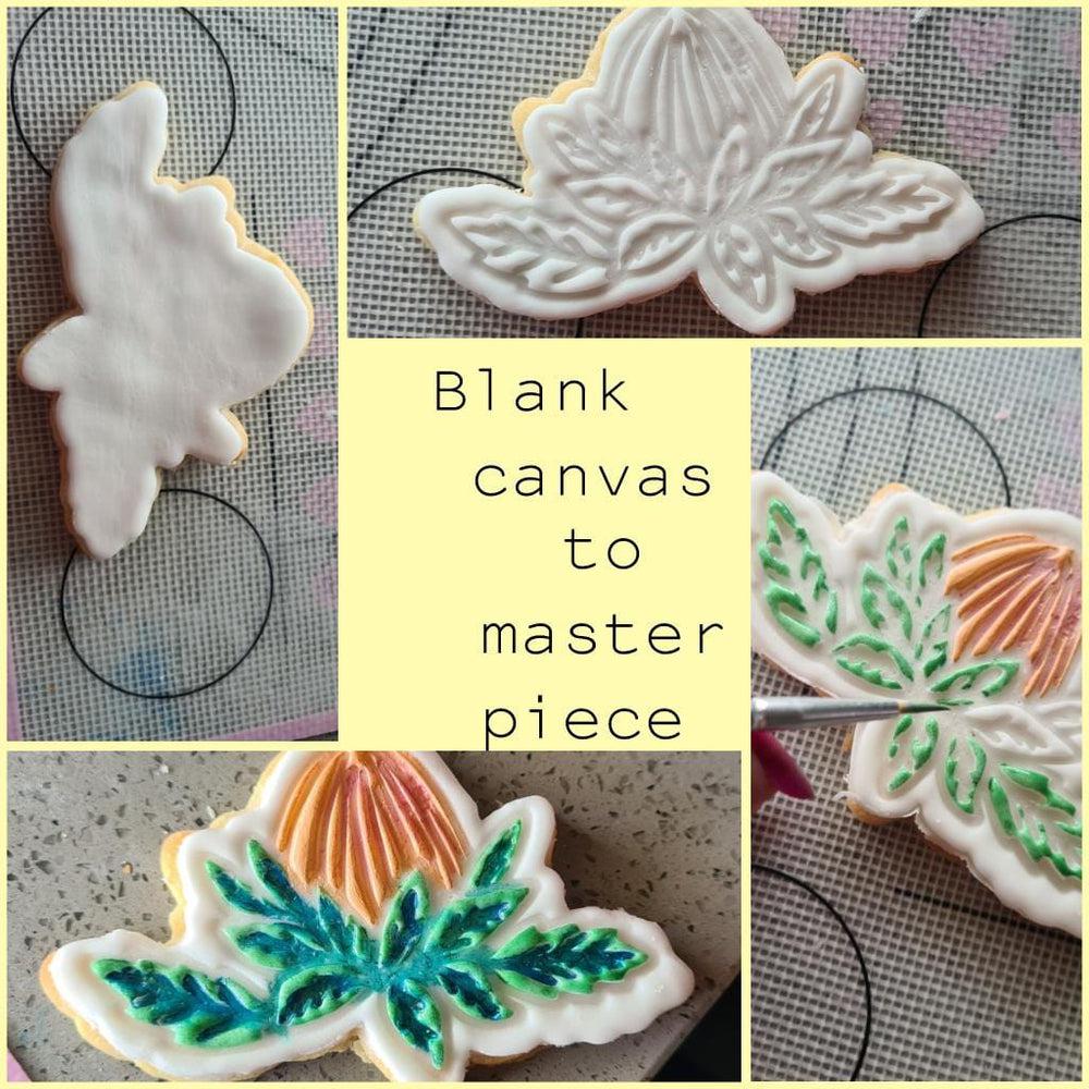 Blooming Flower Cookie Cutter and Embosser Stamp