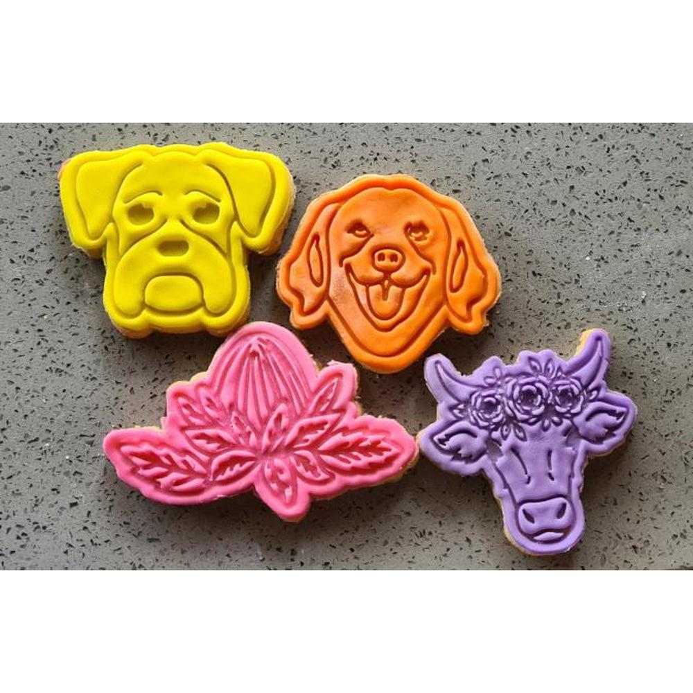 Blooming Flower Cookie Cutter and Embosser Stamp