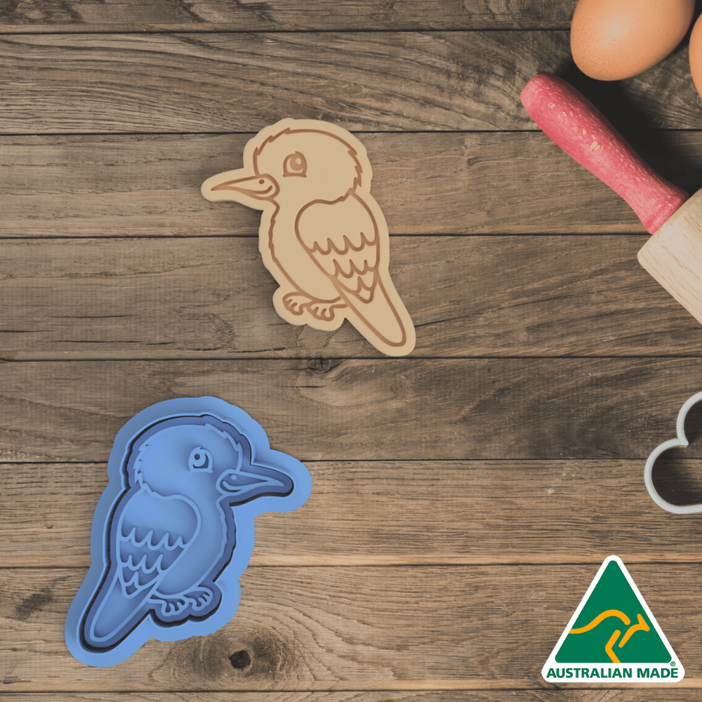 Kookaburra Cookie Cutter And Embosser Stamp