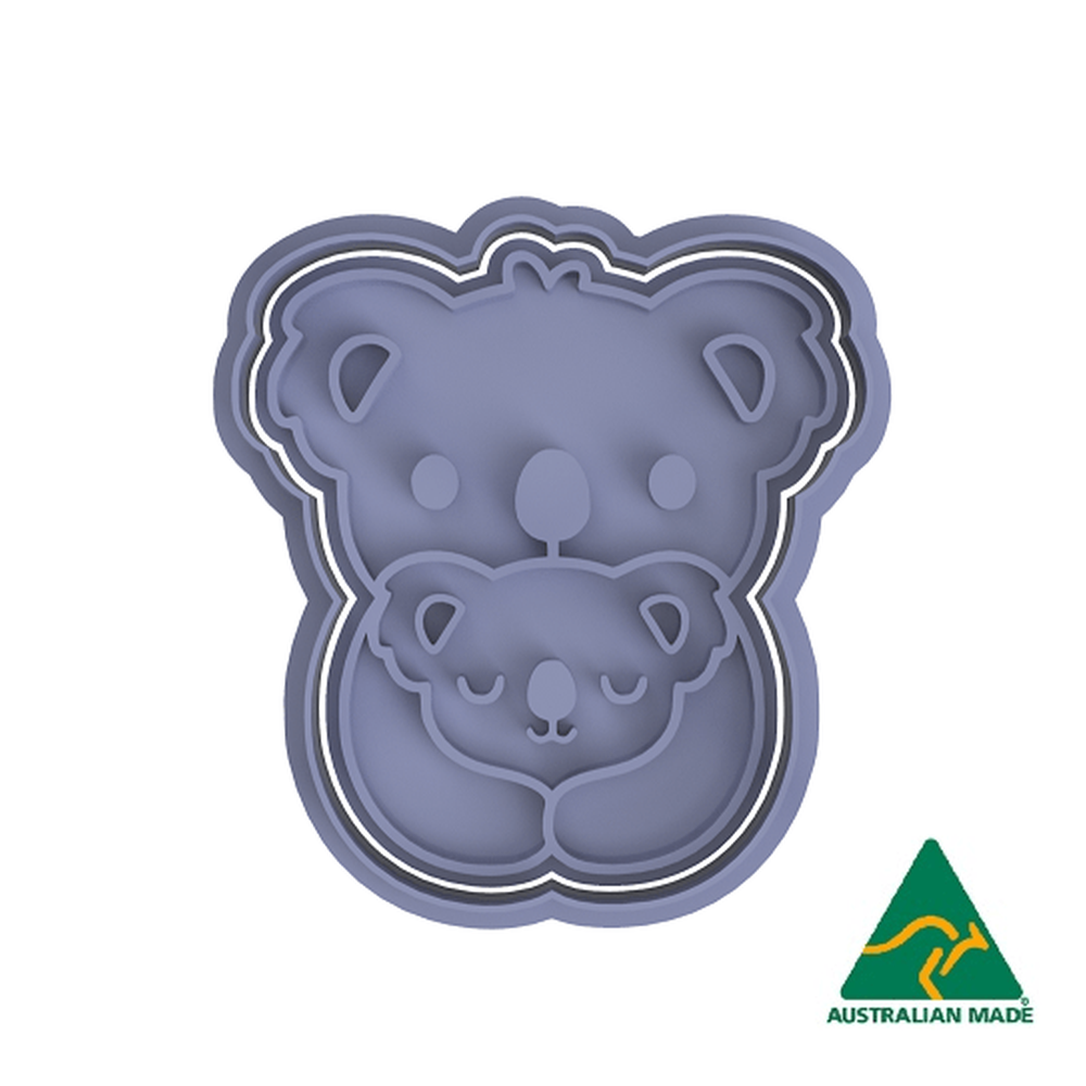 Australia Day- Koala Cookie Cutter And Embosser Stamp