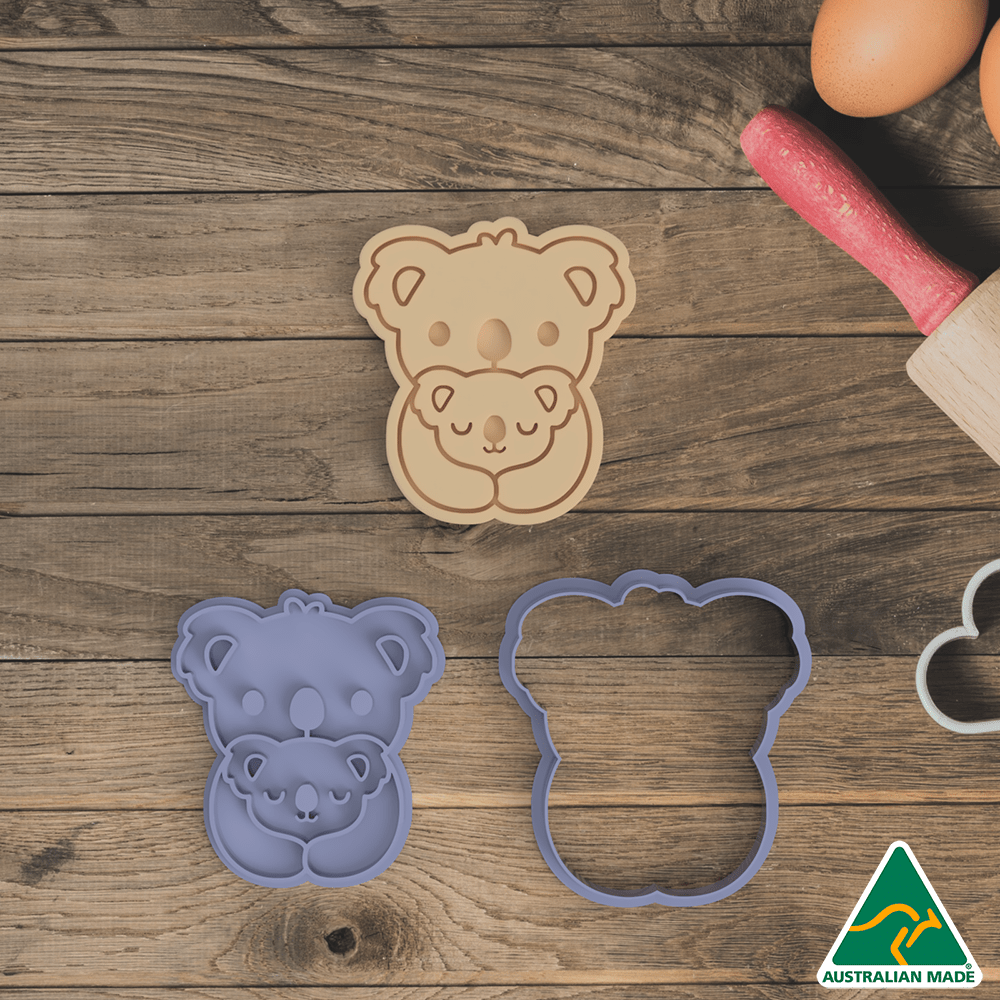 Australia Day- Koala Cookie Cutter And Embosser Stamp