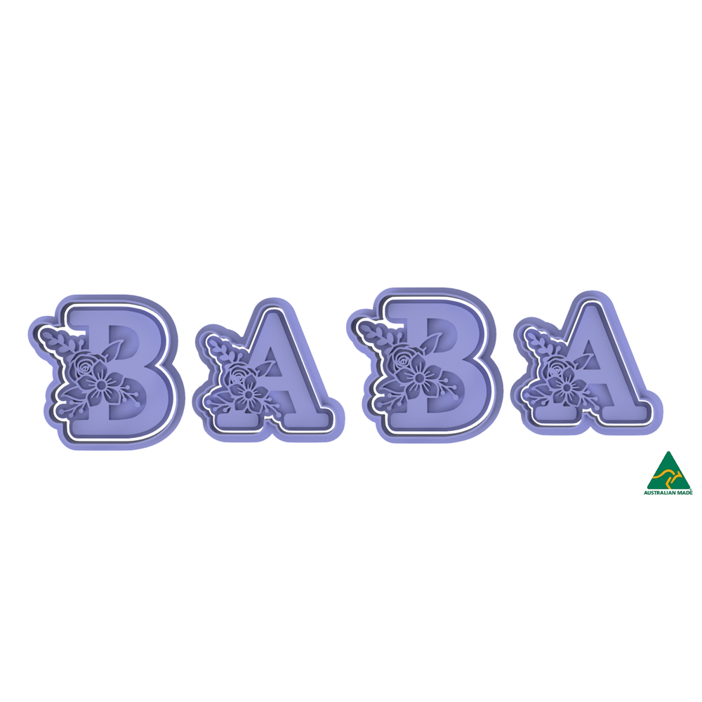 BABA Cookie Cutter and Embosser Stamp