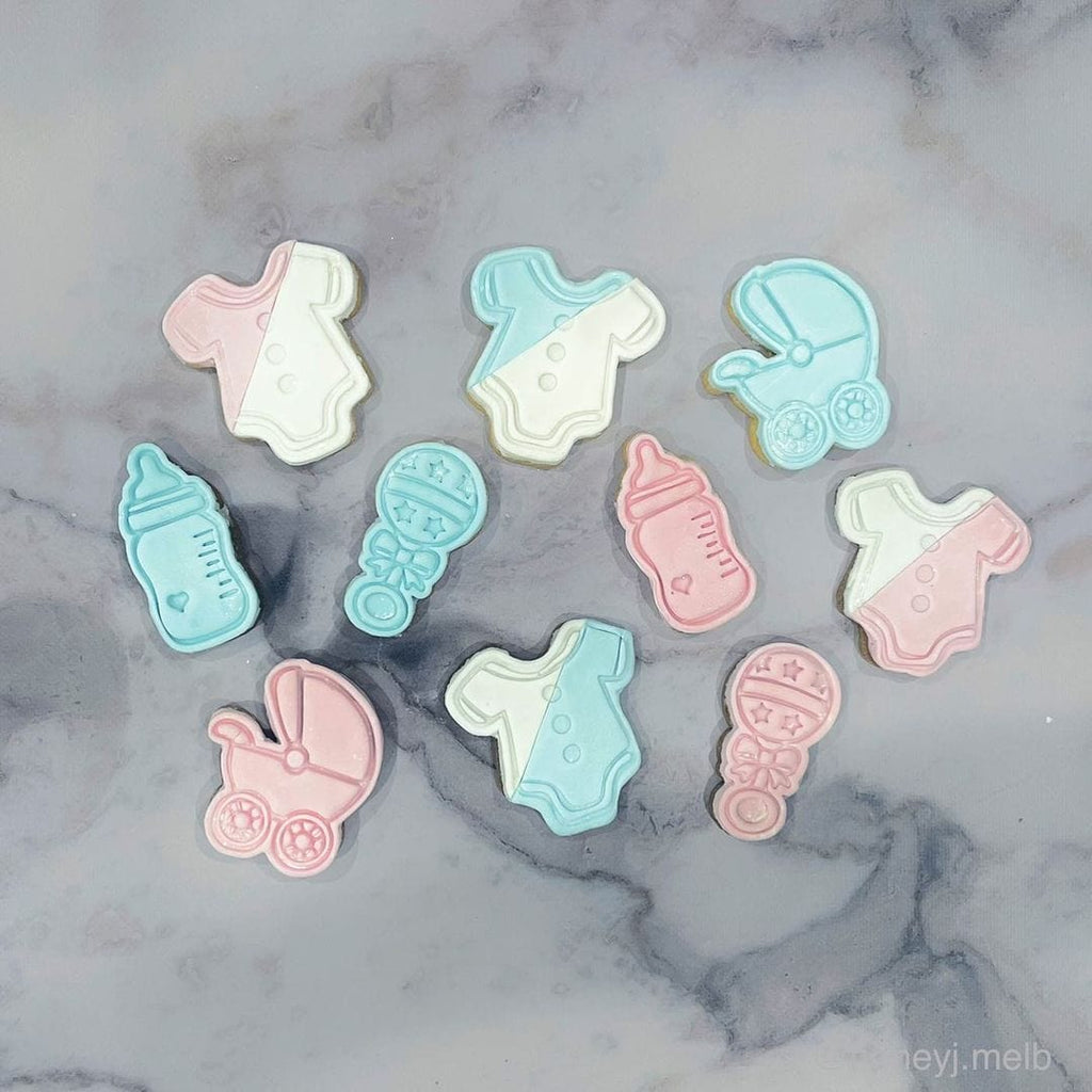 Baby Bottle Cookie Cutter and Embosser stamp