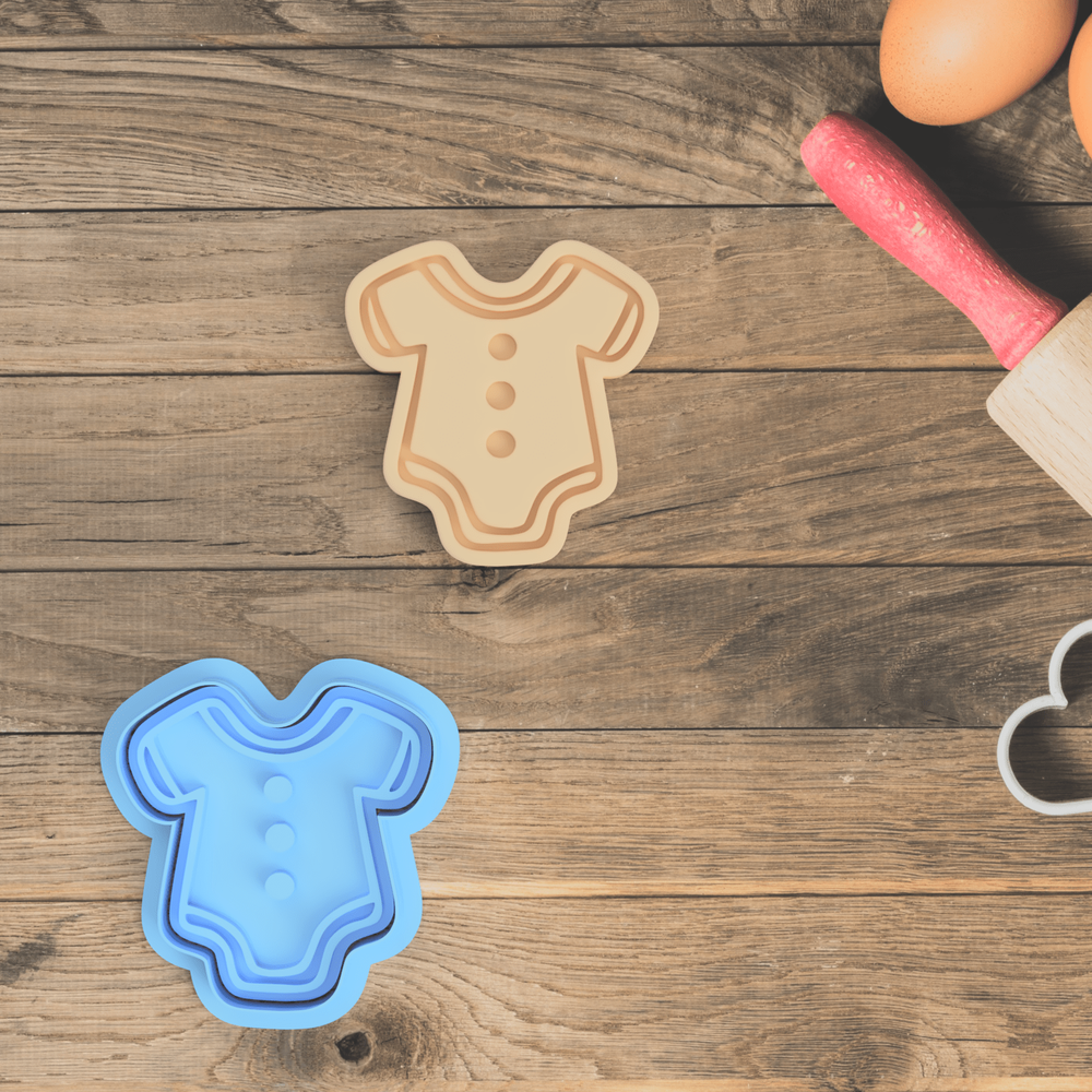 Baby Shirt Cookie Cutter and Embosser Stamp