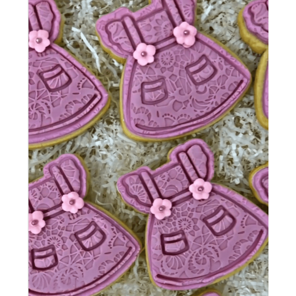 Baby Shower- Baby Dress Cookie Cutter And Embosser