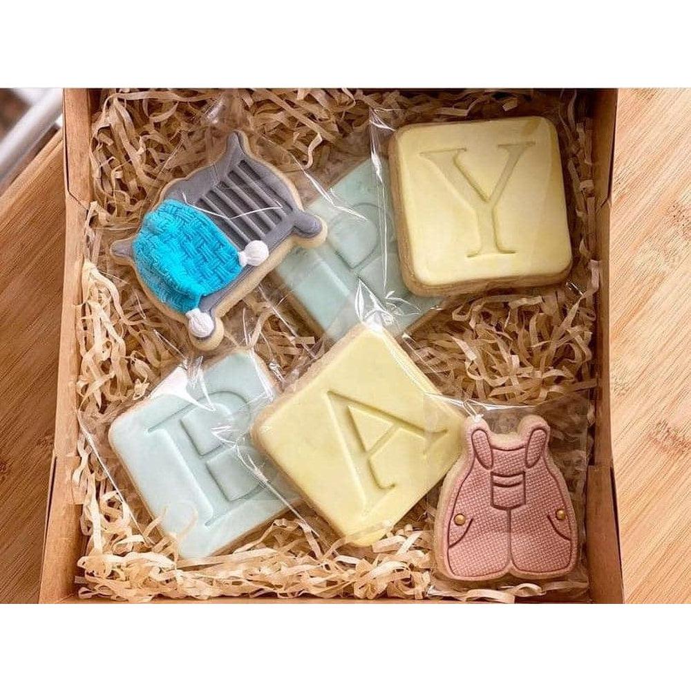 Baby Shower Cookie Cutter and Embosser Set of 5