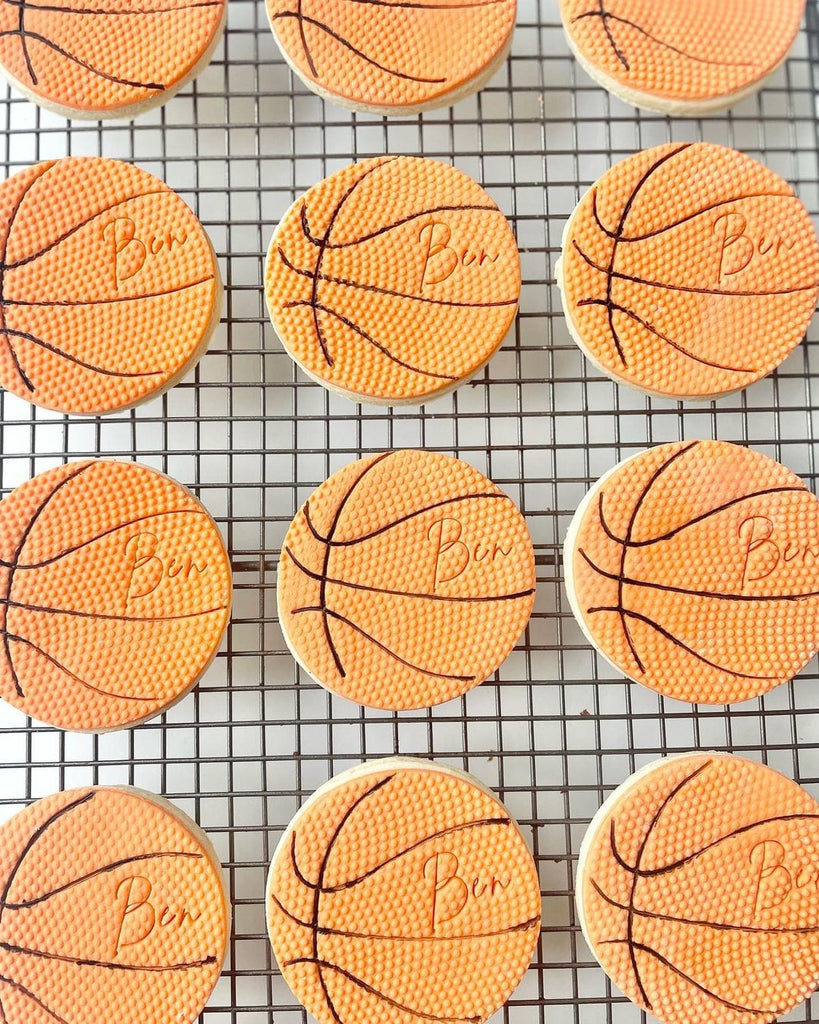 Basketball Cookie Cutter and Embosser Stamp