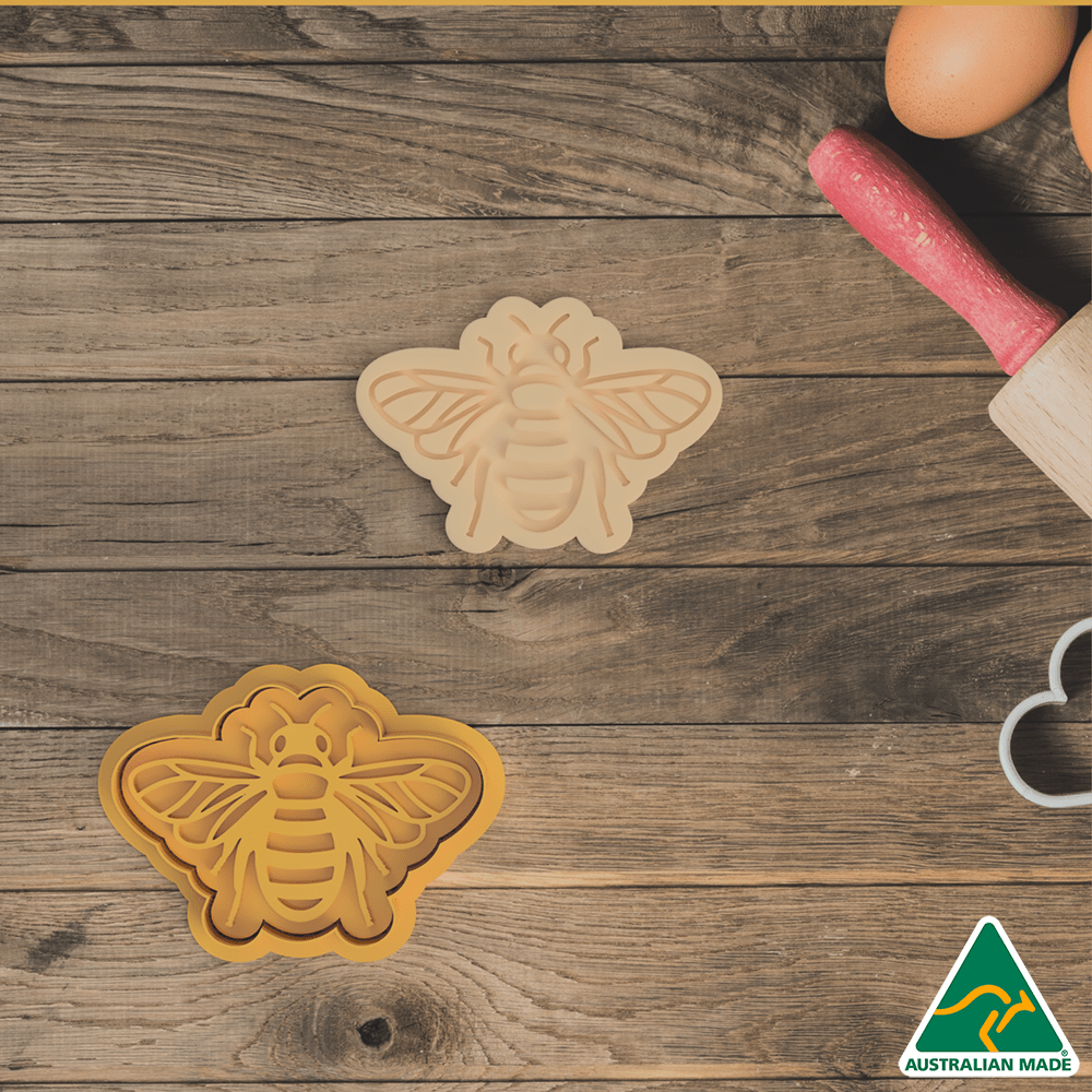 Bumble Bee Cookie Cutter and Embosser Stamp