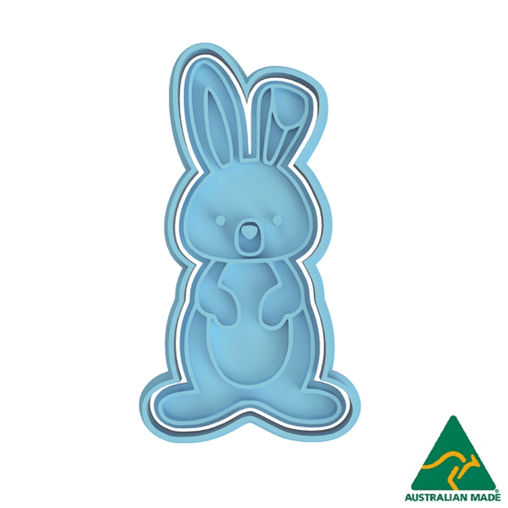 Bunny Cookie Cutter And Embosser Stamp