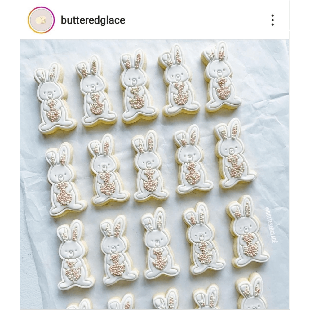 Bunny Cookie Cutter And Embosser Stamp