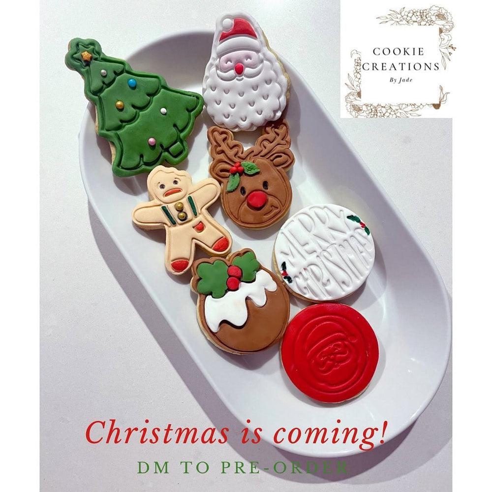 Christmas Tree Cookie Cutter and Embosser Stamp