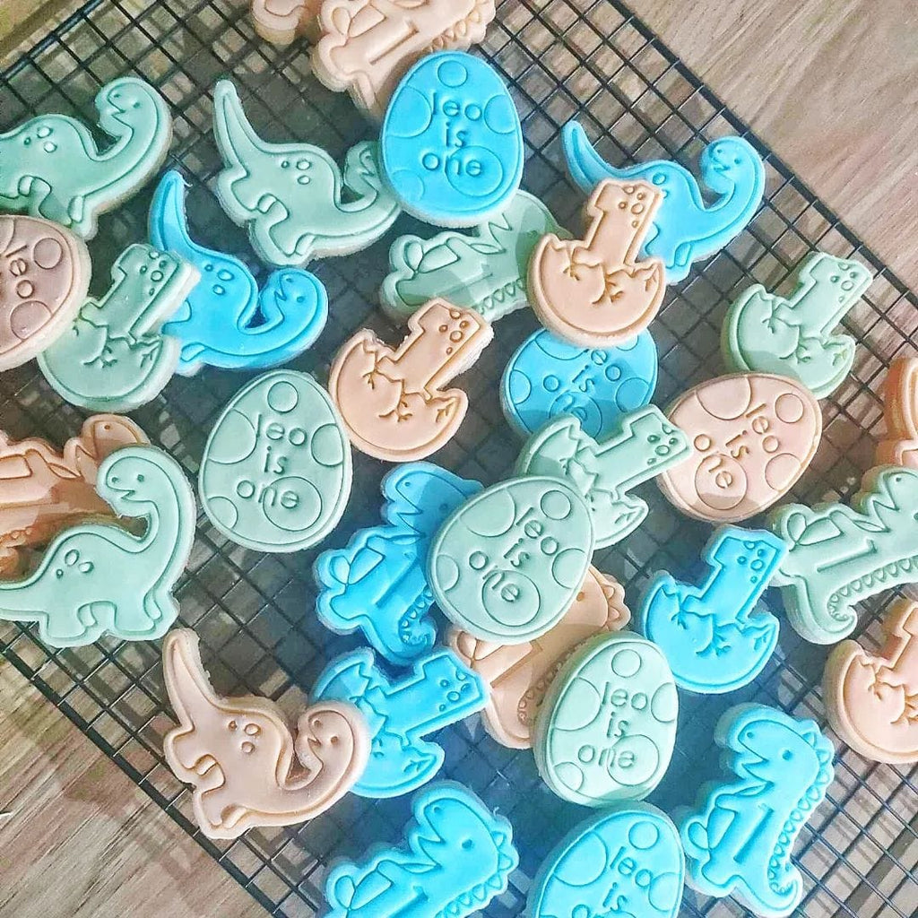 Dinosaur Egg Numbers Cookie Cutters and Stamps