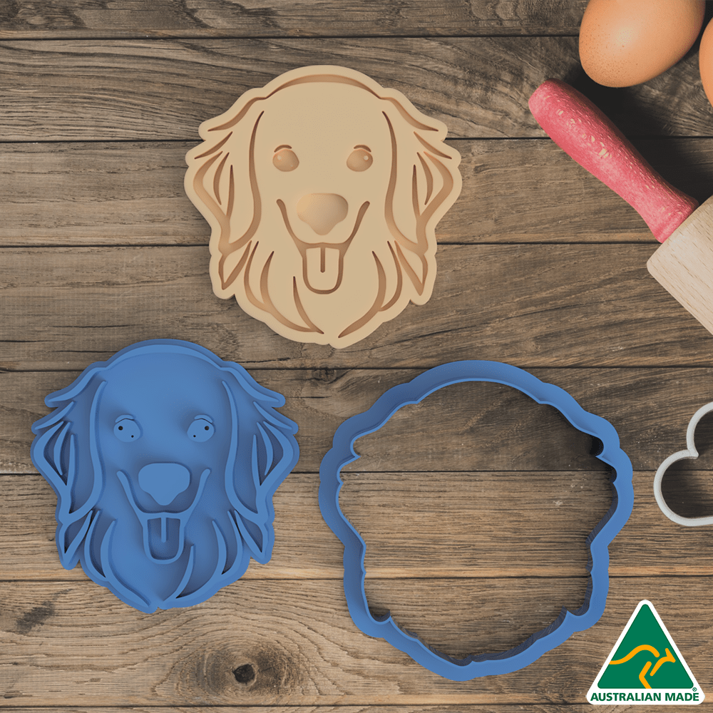 Golden Retriever Cookie Cutter And Embosser Stamp