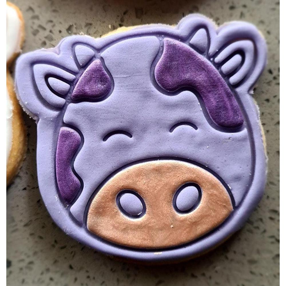 Farm Animals- Cow Cookie Cutter And Embosser Stamp