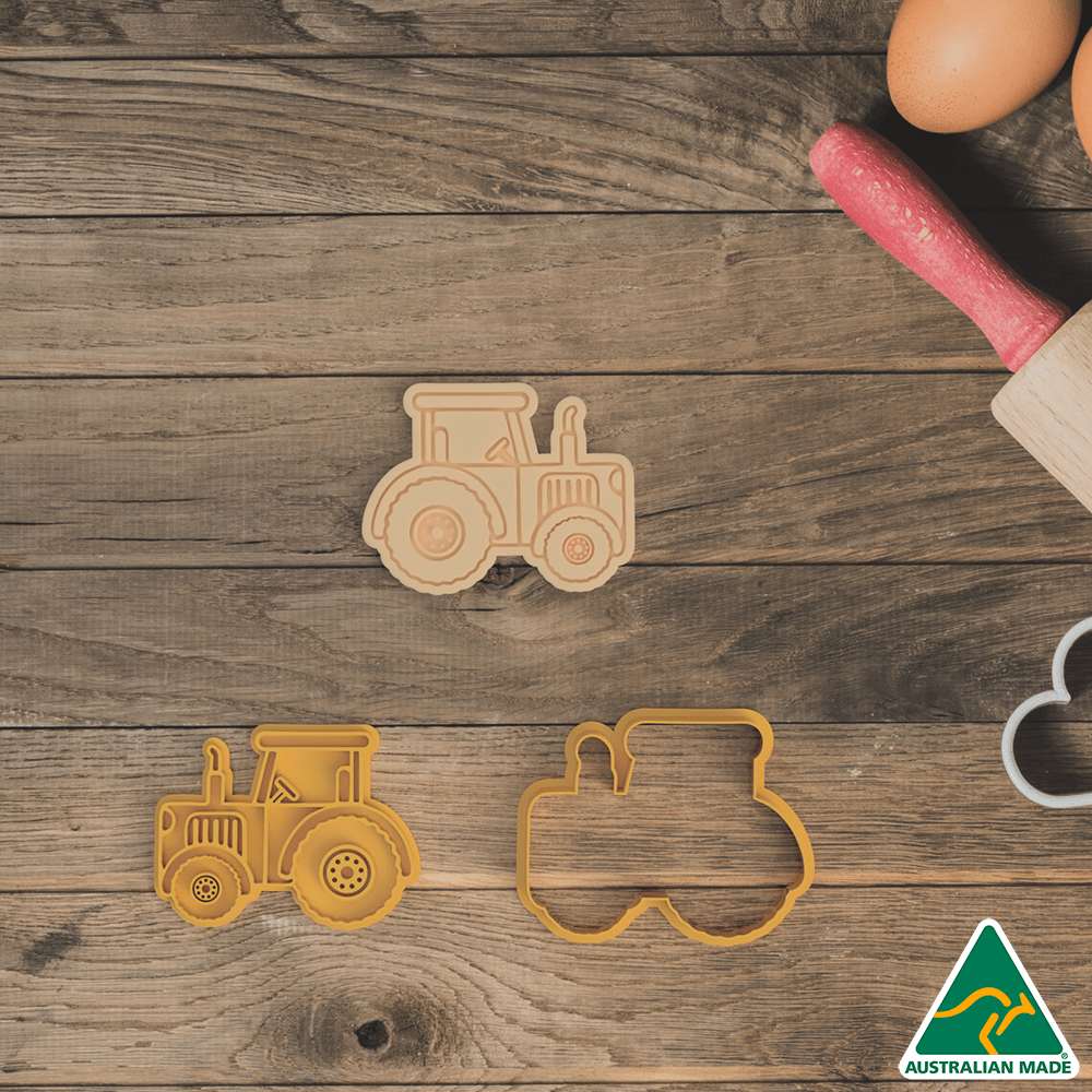 Farm Animals- Set of 7 Cookie Cutter And Embosser Stamp