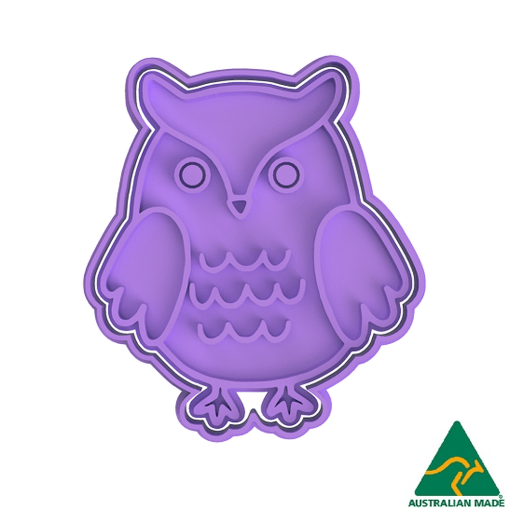 Forest Animals- Owl Cookie Cutter And Embosser Stamp