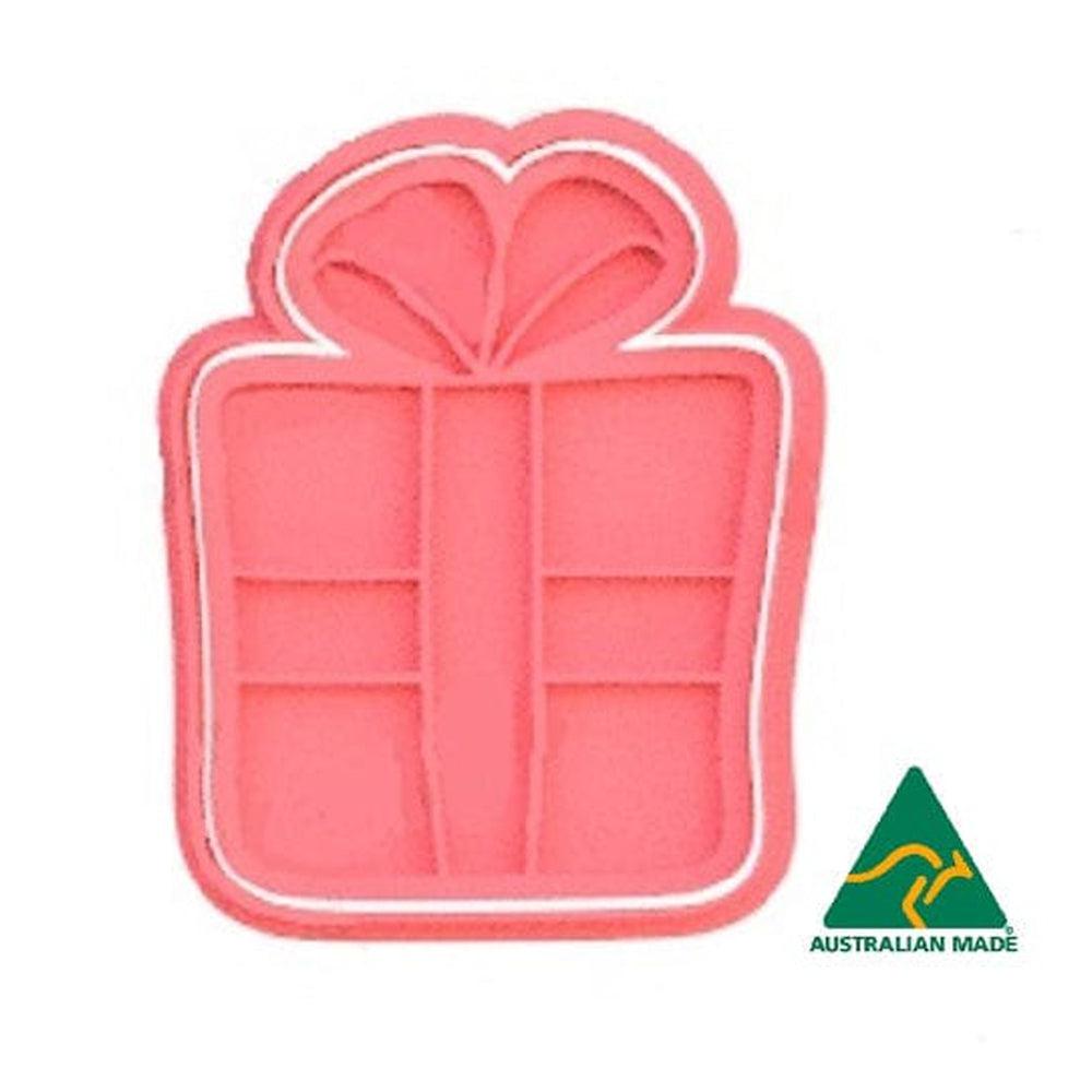 Gift Box/Present Cookie Cutter/Fondant Embosser Stamp