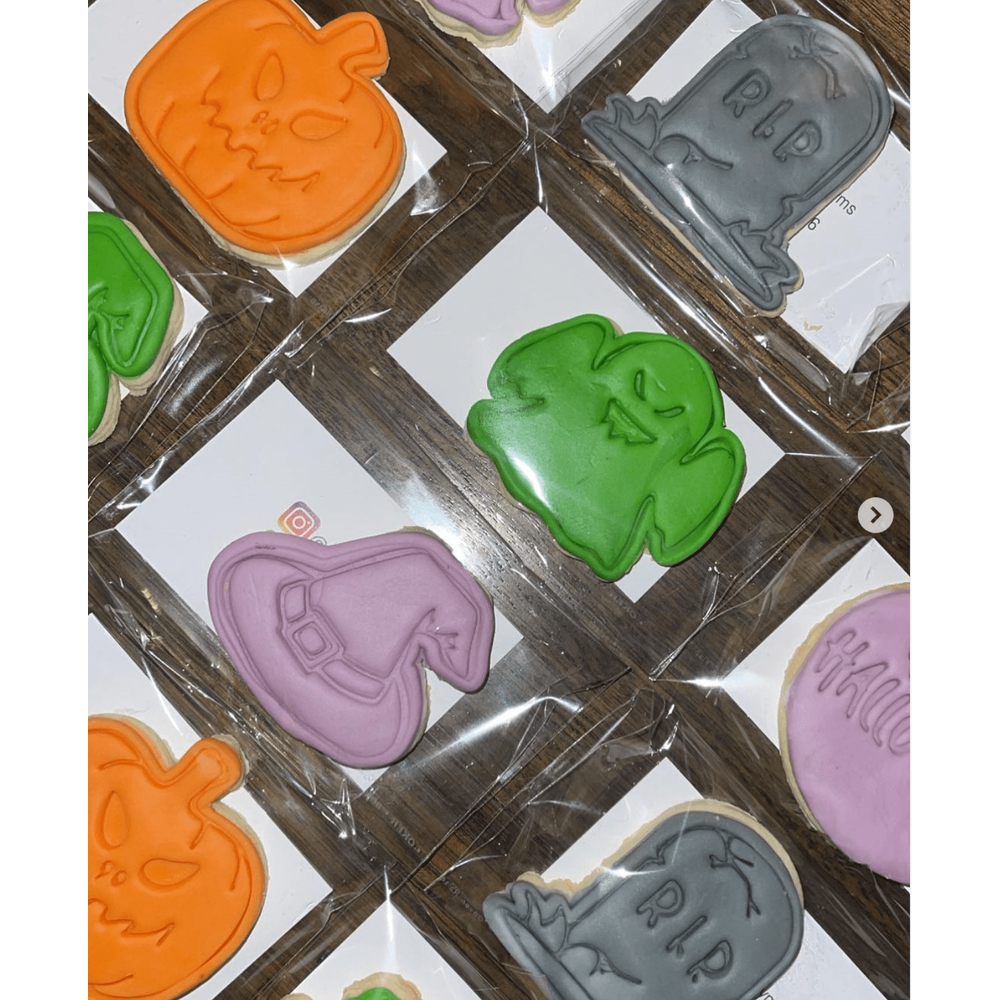 Halloween Ghost Cookie Cutter And Embosser Stamp