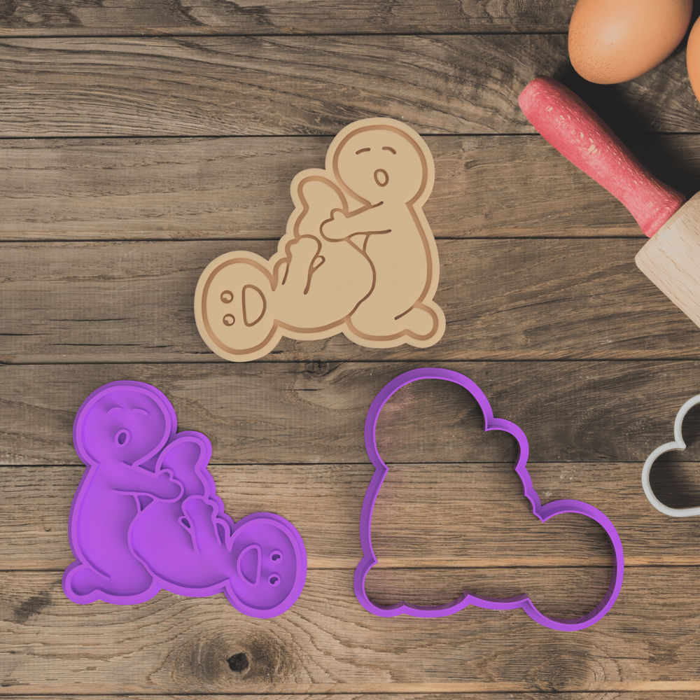 Adult-Sex Positions Design 5 Cookie Cutter/Fondant Embosser Stamp