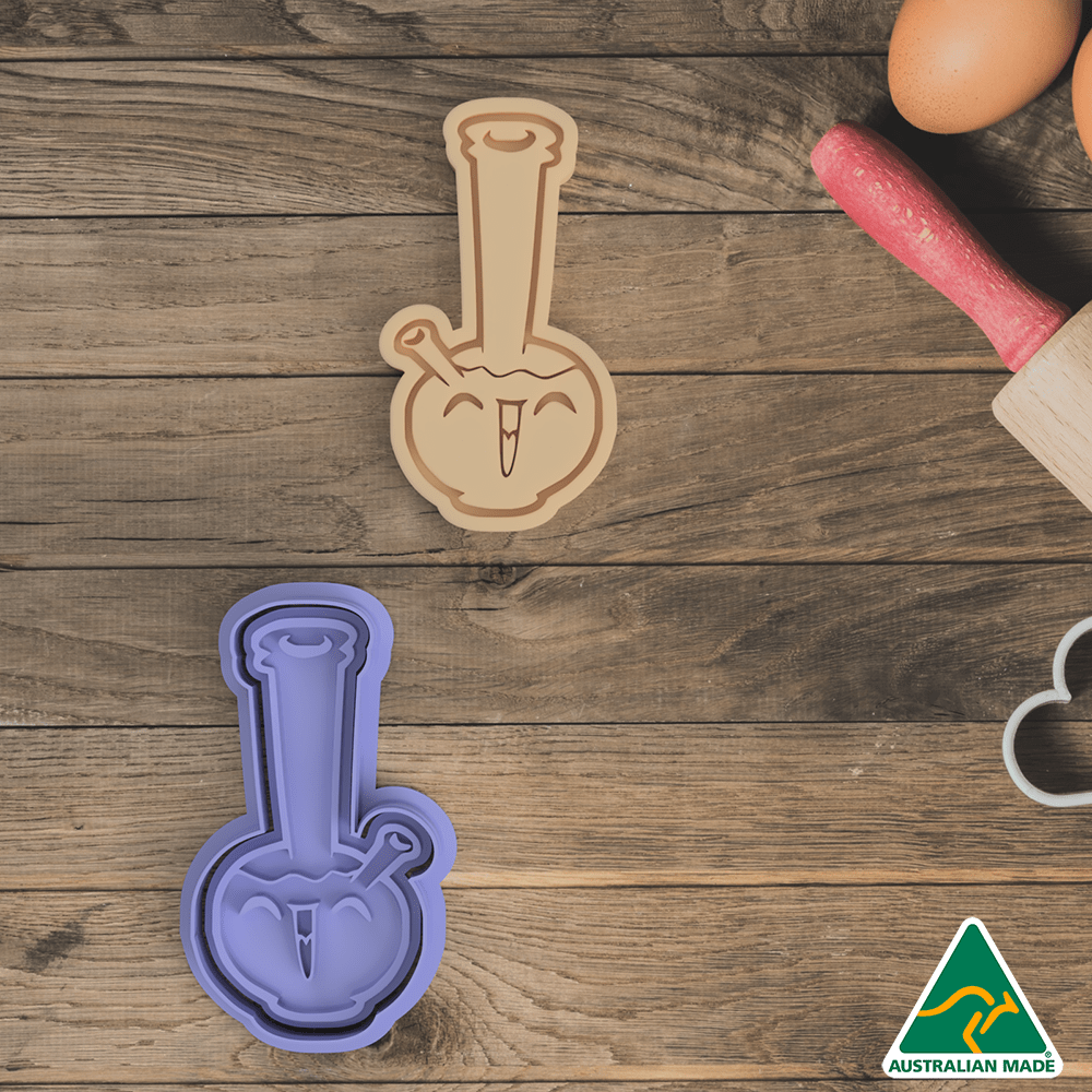 Marijuana Cookie Cutter and Embosser Stamp