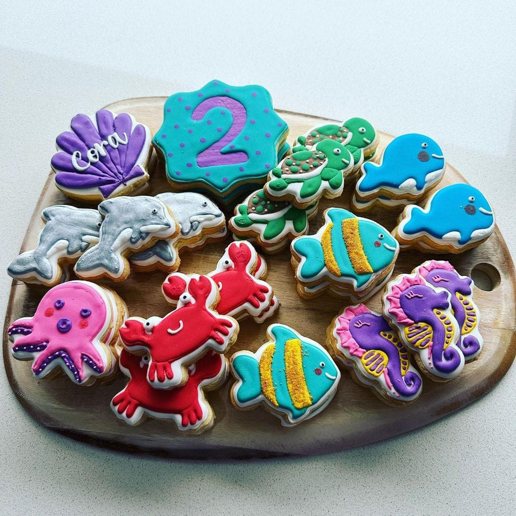 Sea Creatures- Seahorse Cookie Cutter And Embosser Stamp