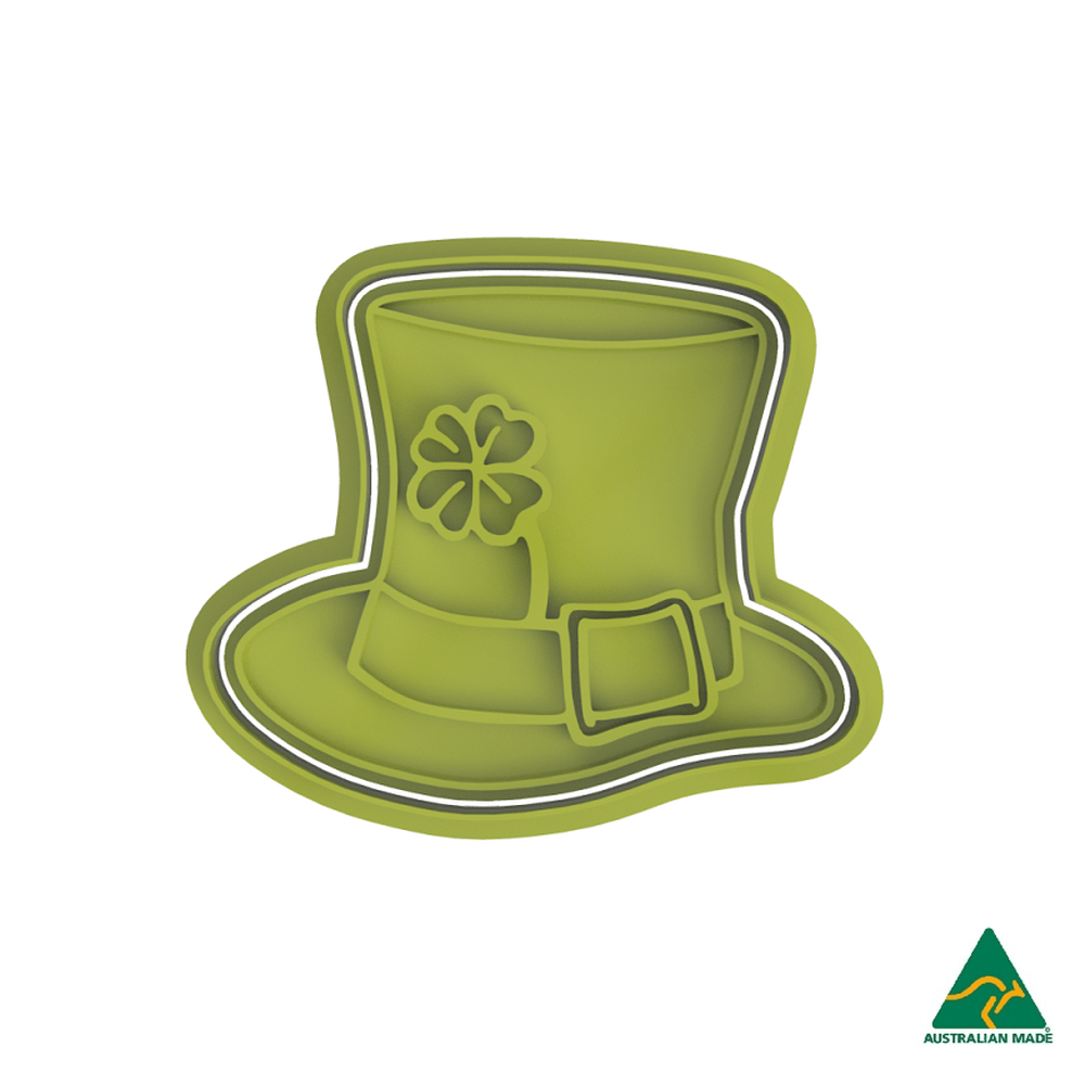 St. Patricks Day Hat Cookie Cutter and Embosser Stamp