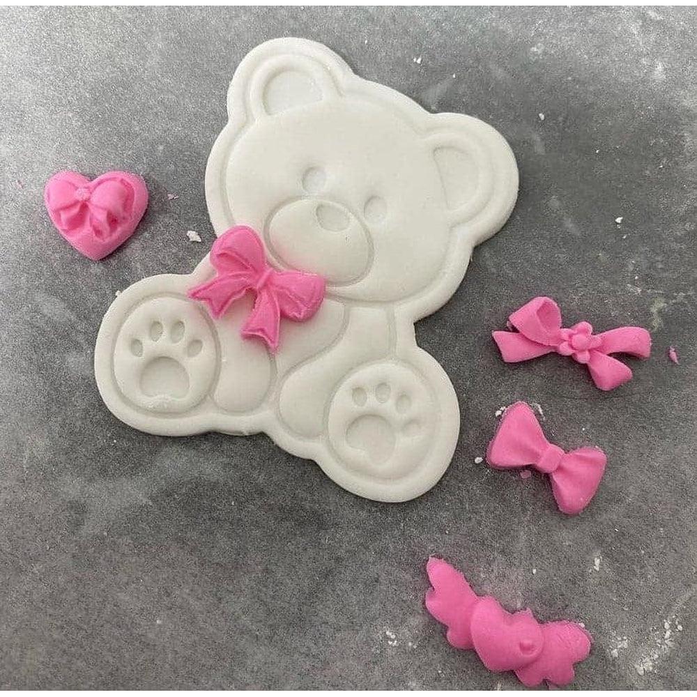 Teddy Bear Cookie Cutter and Embosser Stamp