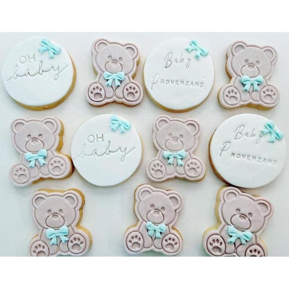 Teddy Bear Cookie Cutter and Embosser Stamp