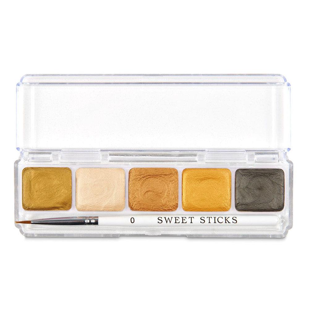 Sweet Sticks Art Deco Theme Palette - Metallic Water Activated Food Paint