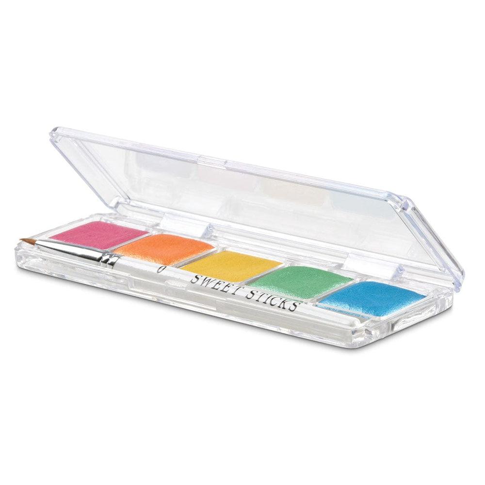 Sweet Sticks Rainbow Theme Palette - Metallic Water Activated Food Paint