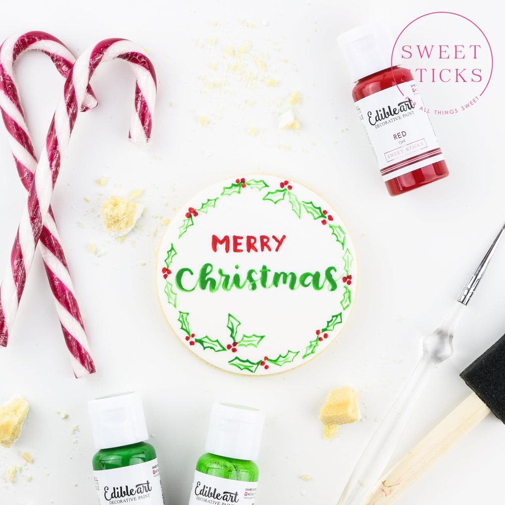 Sweet Sticks- Christmas Edible Art Decorative Paint 8 pack