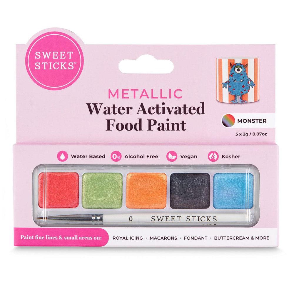 Sweet Sticks Monster Theme Palette | Water Activated Food Paint