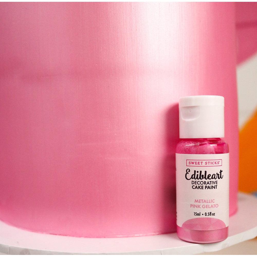 Sweet Sticks Pink Gelato Edible Art Decorative Paint