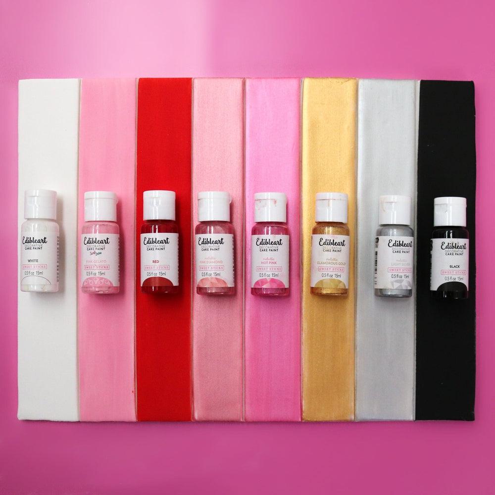 Sweet Sticks- Valentines Edible Art Decorative Paint 8 pack